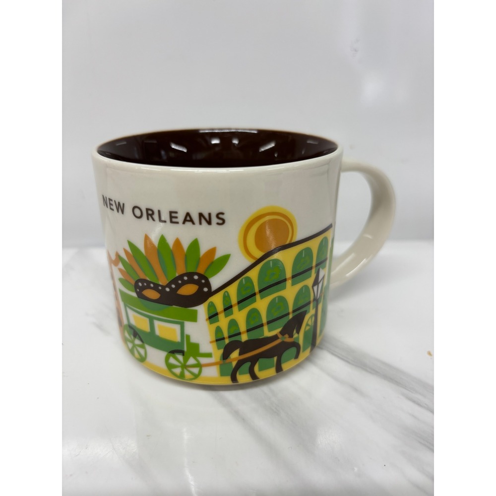 Starbucks NEW ORLEANS You Are Here (YAH) Collectors Ceramic Mug Cup 14 oz